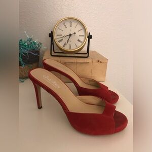 Charles by Charles David Red Women's Shoes Heels